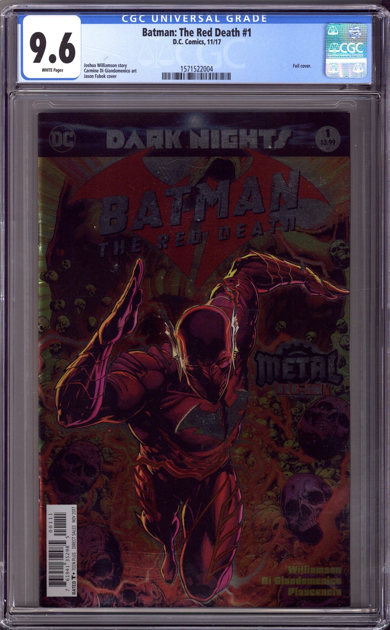 Batman: The Red Death 1 CGC 9.6 (NM+) (2017) 