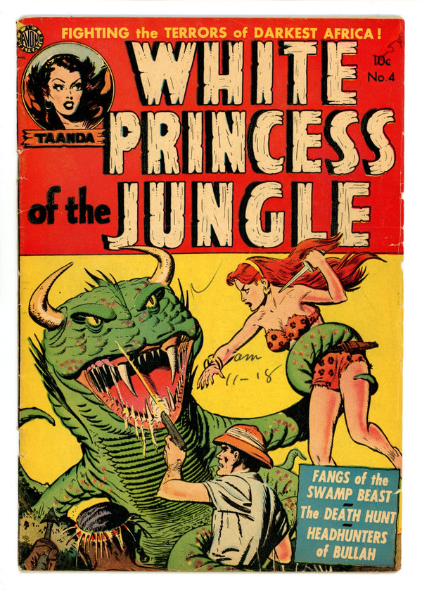 White Princess of the Jungle 4 VG (4.0) (1952) Canadian Edition
