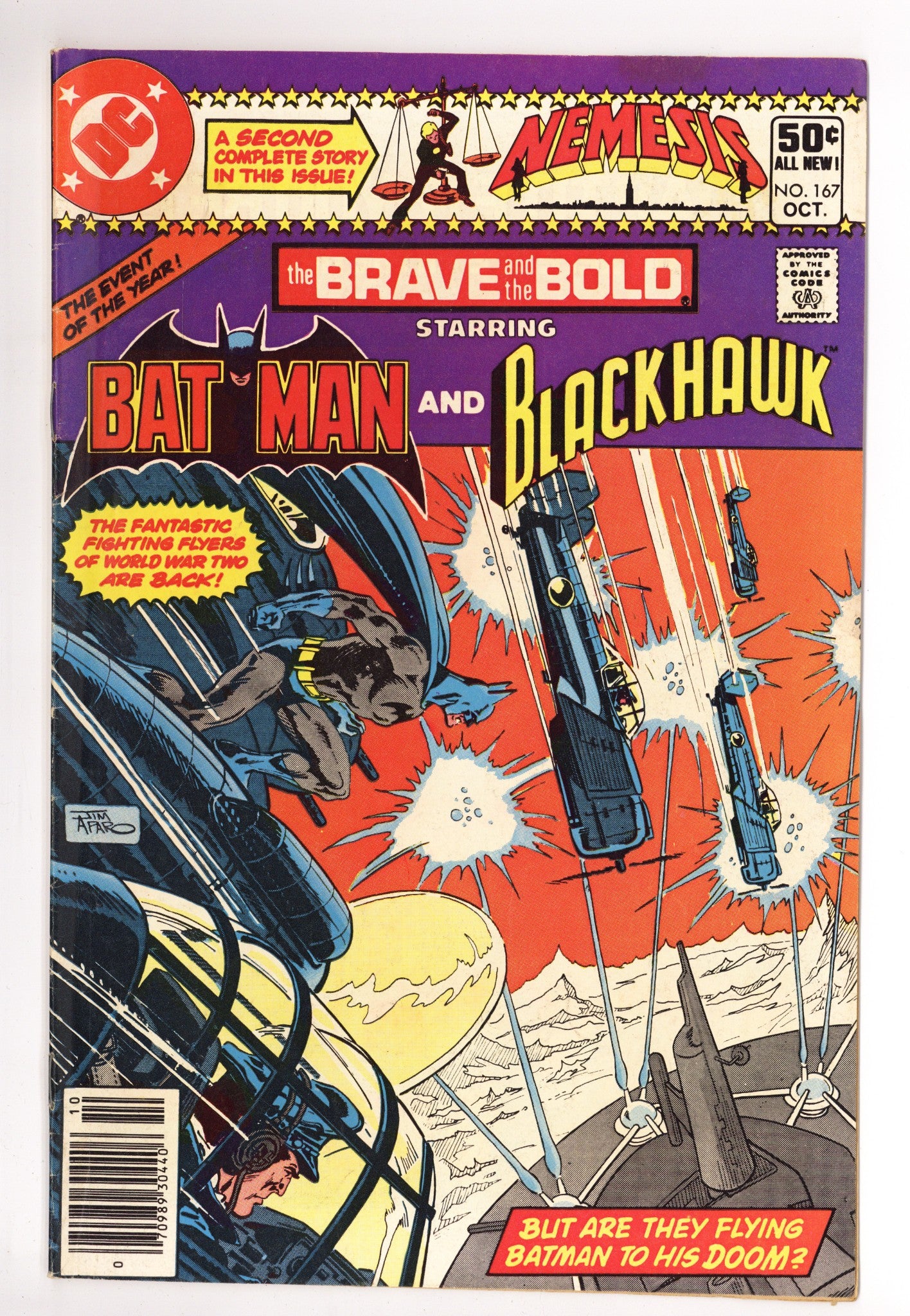The Brave and the Bold Vol 1 167 Mid Grade (1980) Newsstand 