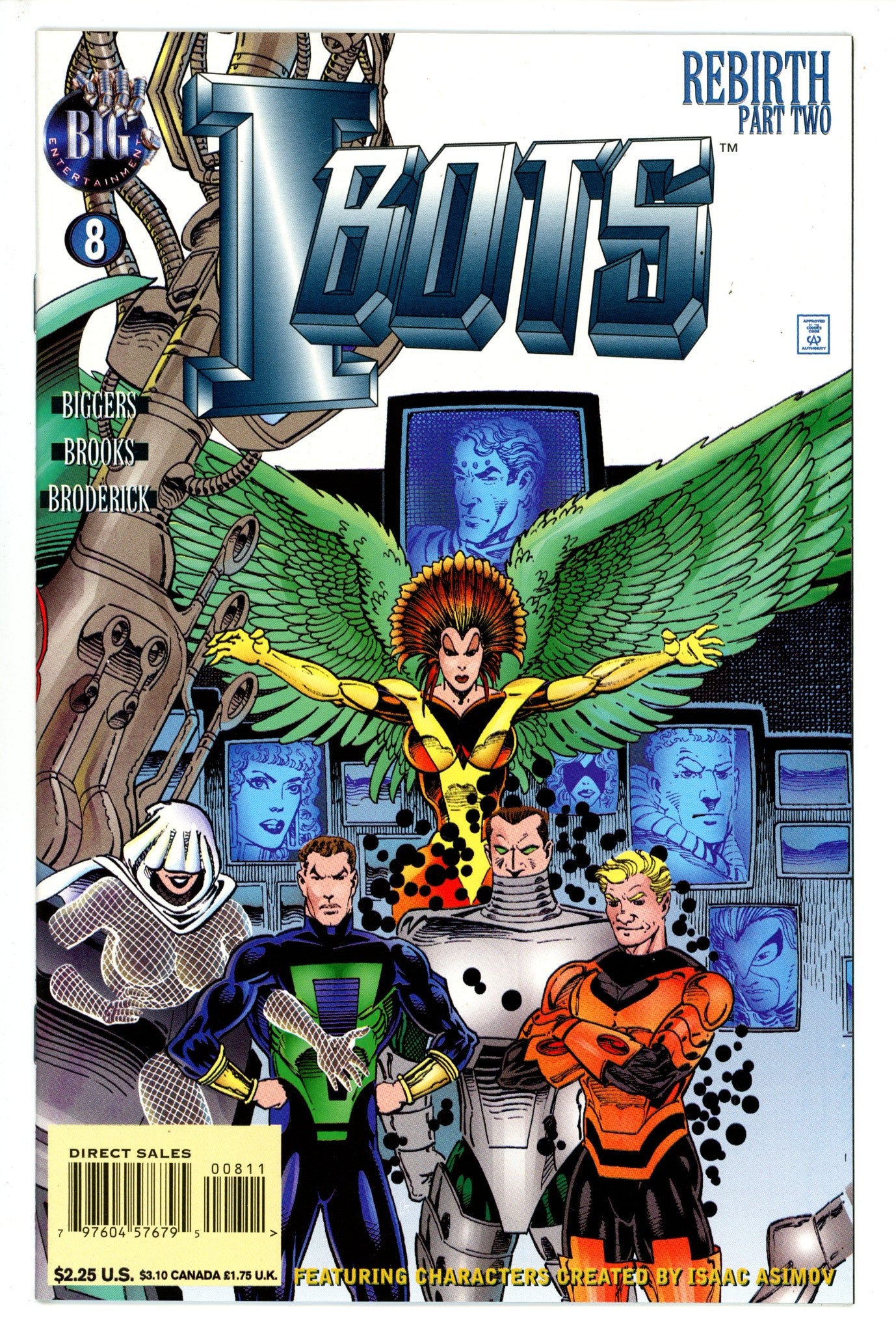 Isaac Asimov's I-Bots Vol 1 8 (1997)
