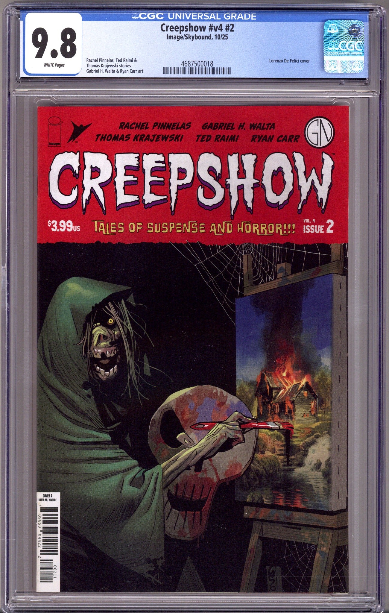 Creepshow Vol 4 2 CGC 9.8 (NM/M) (2025) 