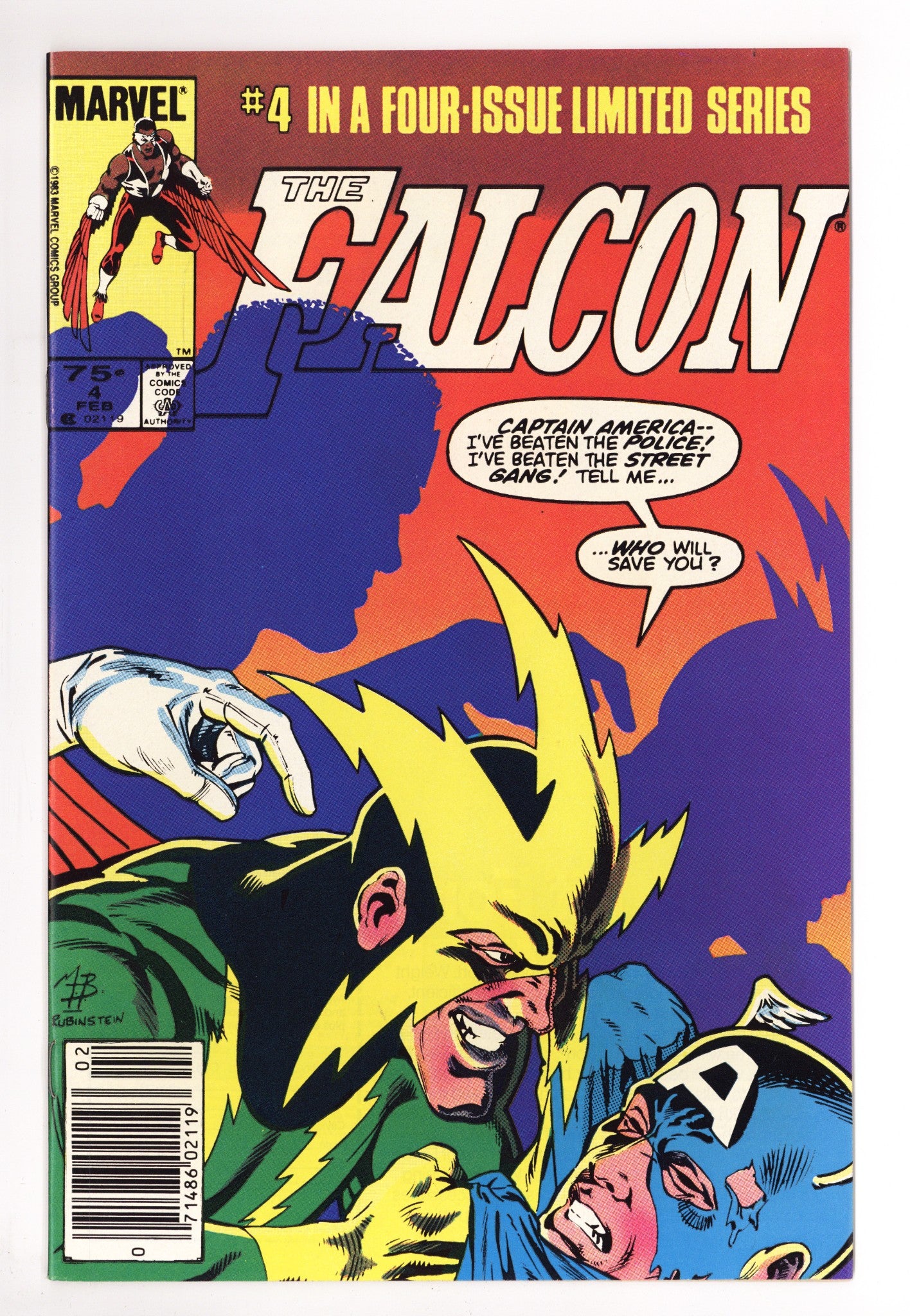 Falcon Vol 1 4 VF/NM (9.0) (1984) Canadian Price Variant 