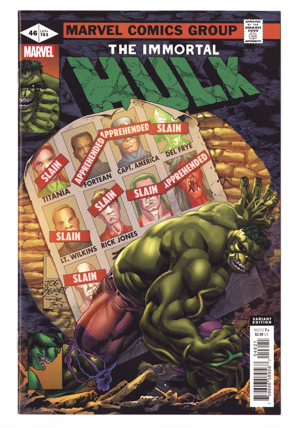 Immortal Hulk 46 High Grade (2021) Bennett Homage Variant