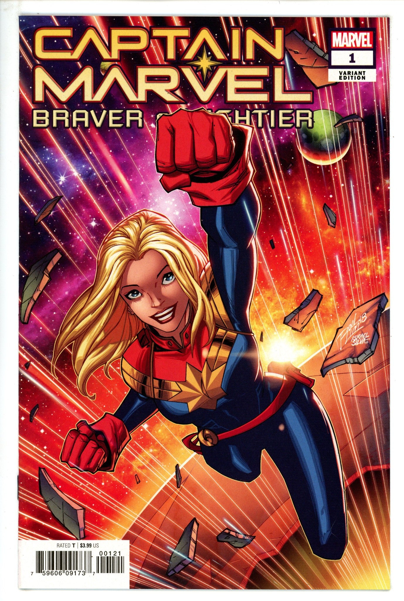 Captain Marvel: Braver & Mightier 1 High Grade (2019) Lim Variant 