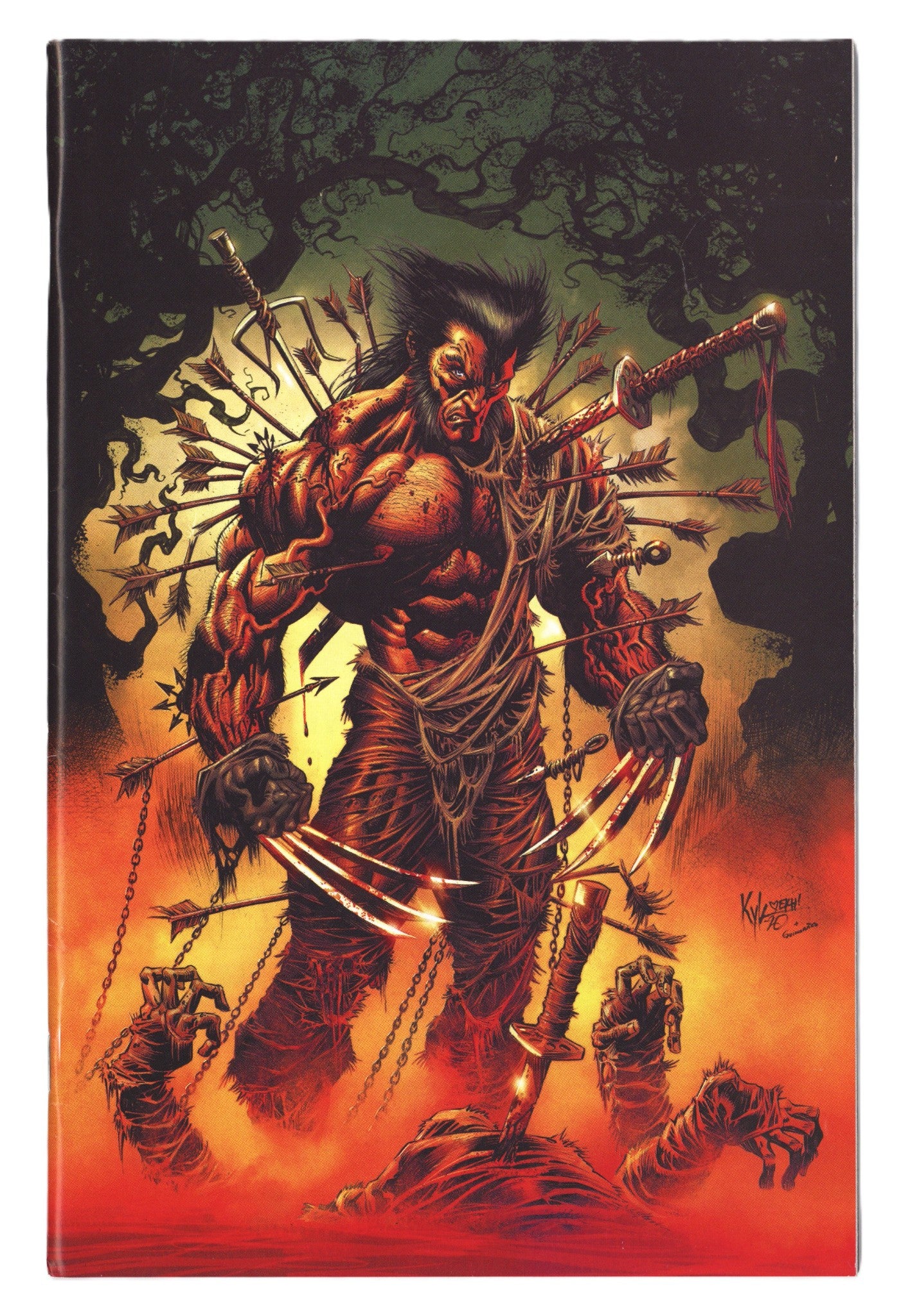 X of Swords: Creation 1 VF (8.0) (2020) Hotz Virgin Exclusive Variant 