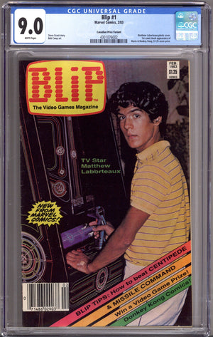 Blip 1 CGC 9.0 (VF/NM) (1983) Canadian Price Variant