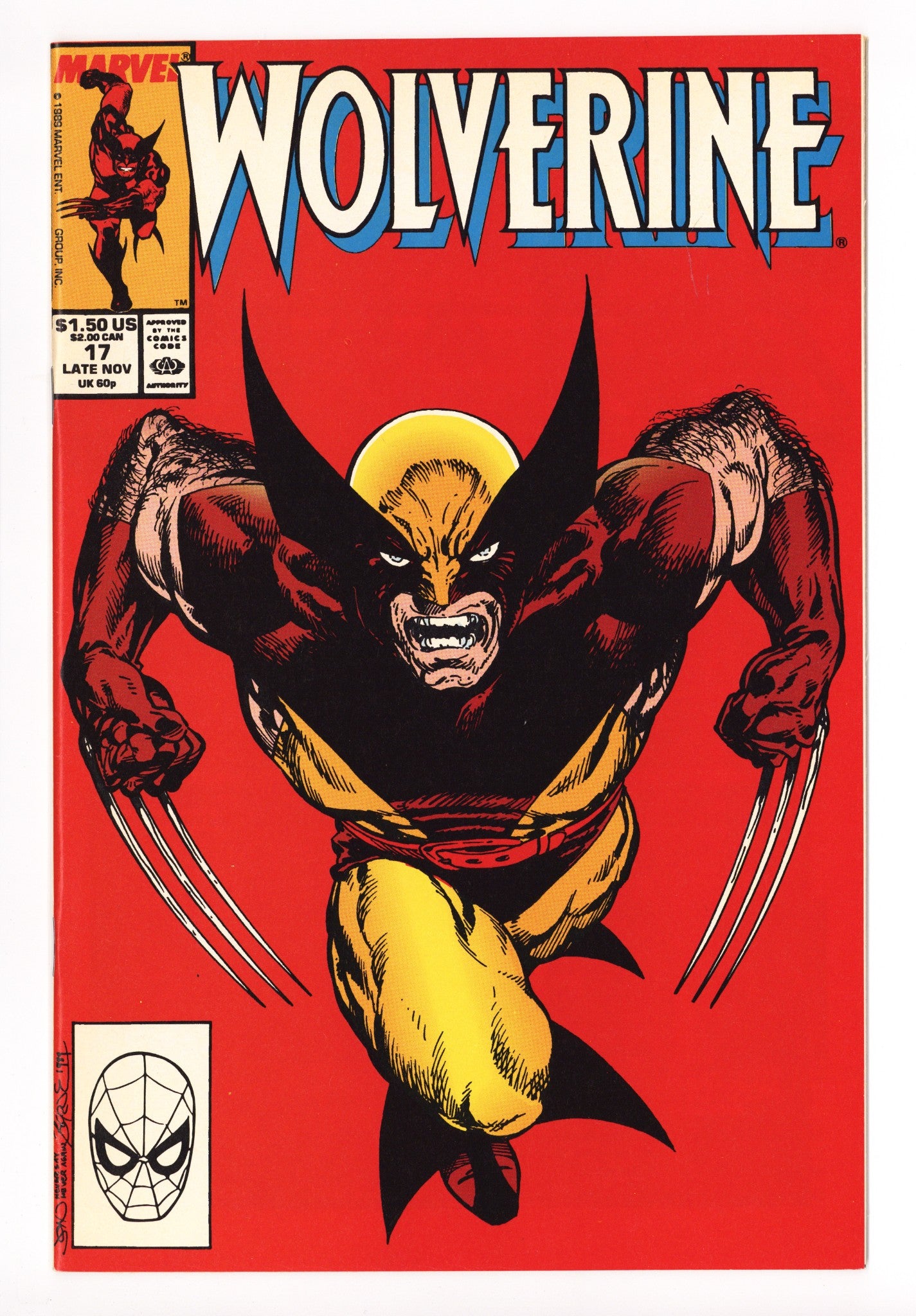 Wolverine Vol 2 17 VF/NM (9.0) (1989) 
