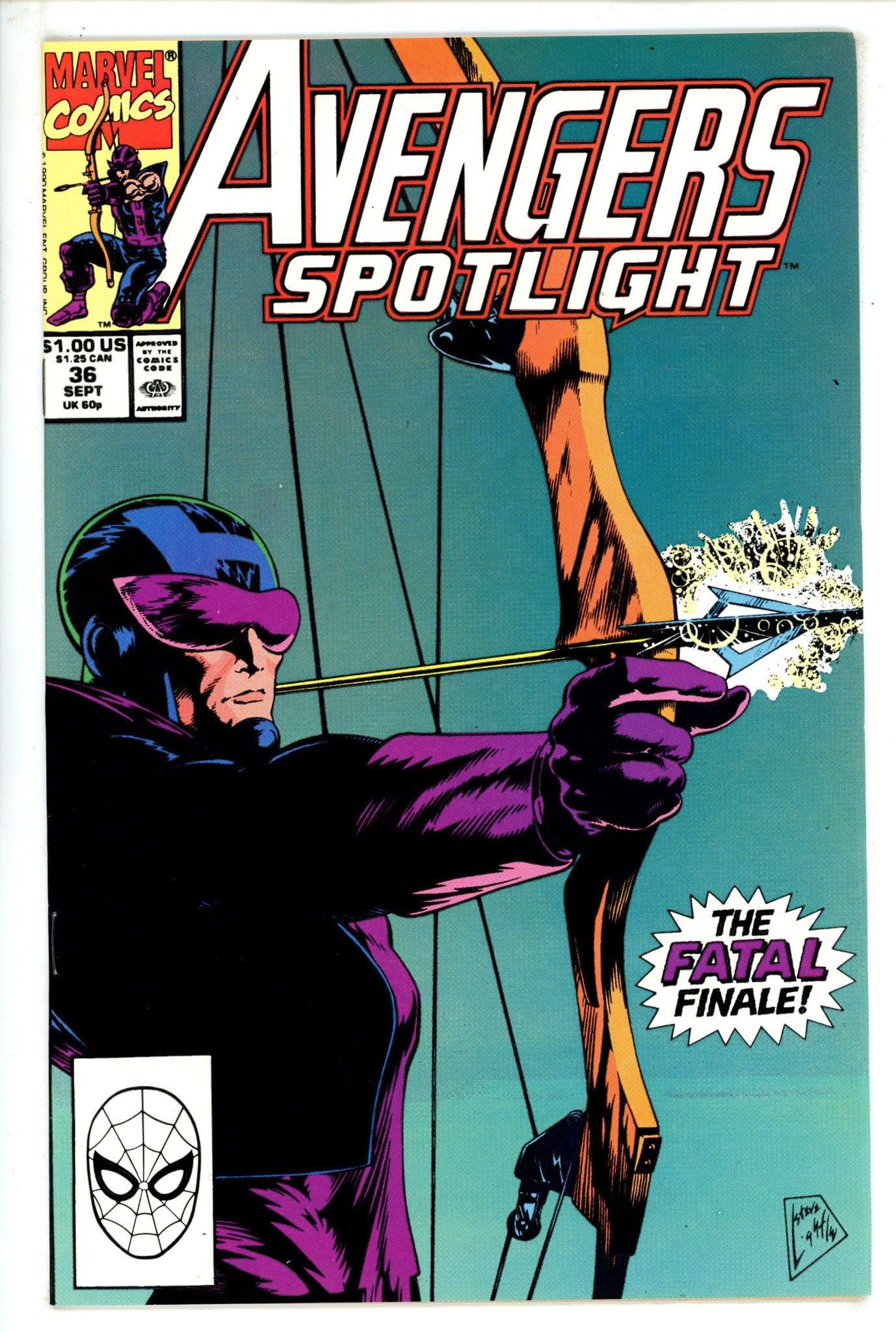 Avengers Spotlight 36 High Grade (1990) 
