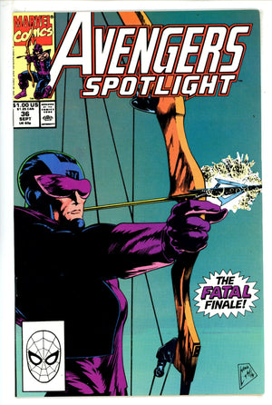 Avengers Spotlight 36 High Grade (1990)