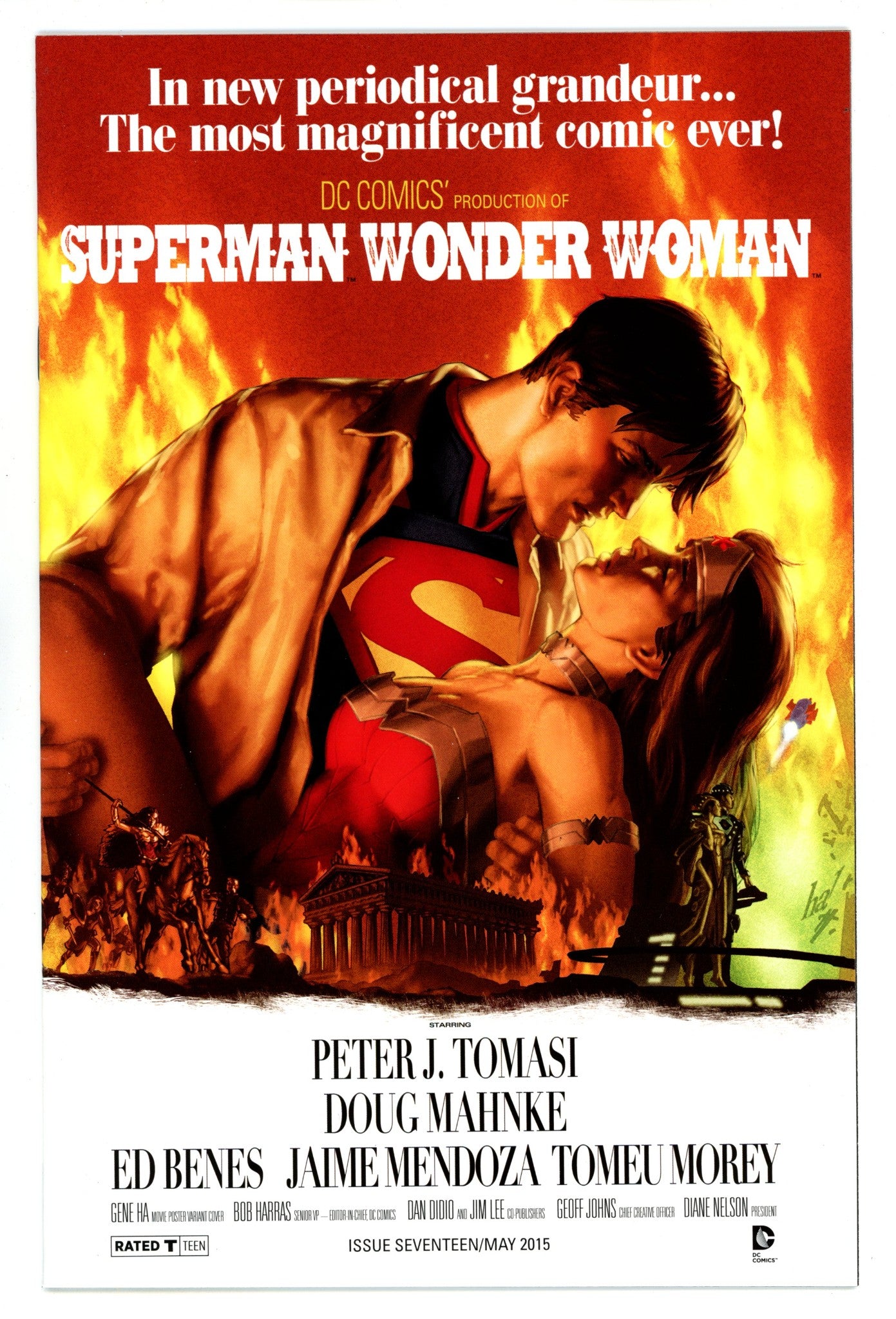 Superman / Wonder Woman 17 High Grade (2015) Ha Variant 