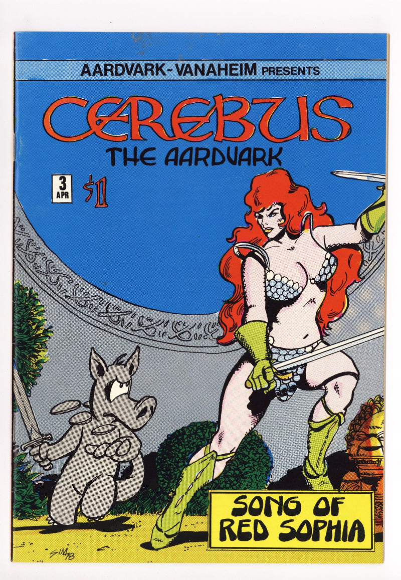 Cerebus 3 FN (6.0) (1978) Signed x1 1st Page Dave Sim 