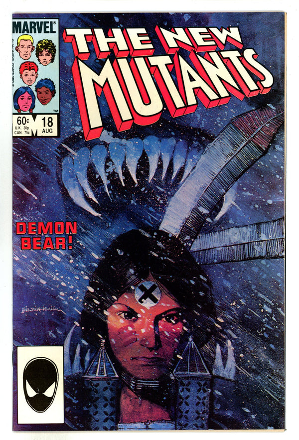 The New Mutants Vol 1 18 NM- (9.2) (1984)
