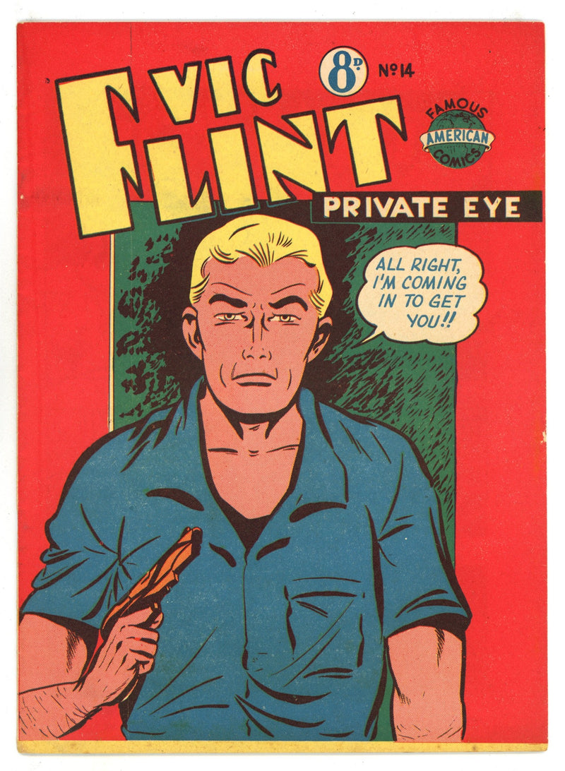 Vic Flint Private Eye 14 FN (6.0) (1953) 