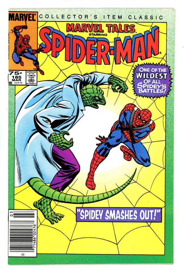 Marvel Tales Vol 2 185 High Grade (1986) Newsstand