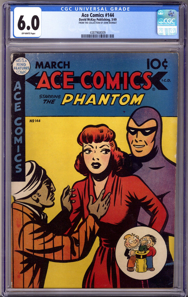 Ace Comics 144 CGC 6.0 (FN) (1949)