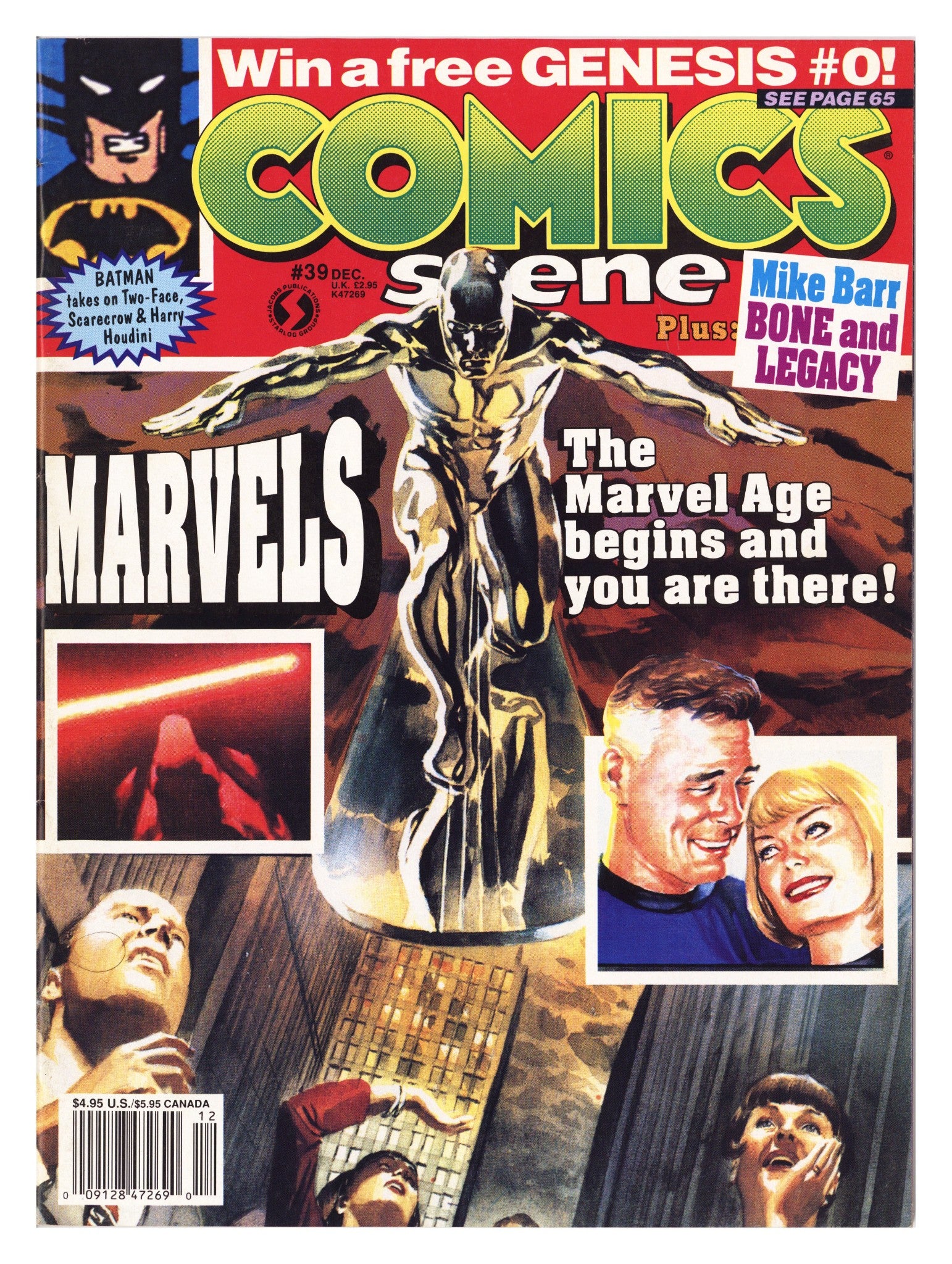 Comics Scene Vol 2 39 / 49 Mid Grade (1993) Newsstand 