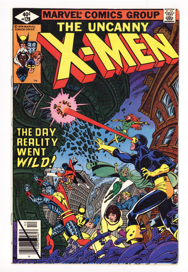 The X-Men Vol 1 128 VF (8.0) (1979) Signed x2 Cover George Perez & Terry Austin (1st Page)