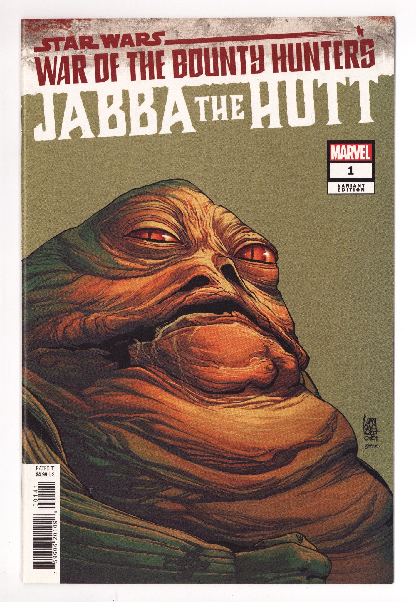 Star Wars: War of the Bounty Hunters - Jabba the Hutt 1 High Grade (2021) Camuncoli Variant 