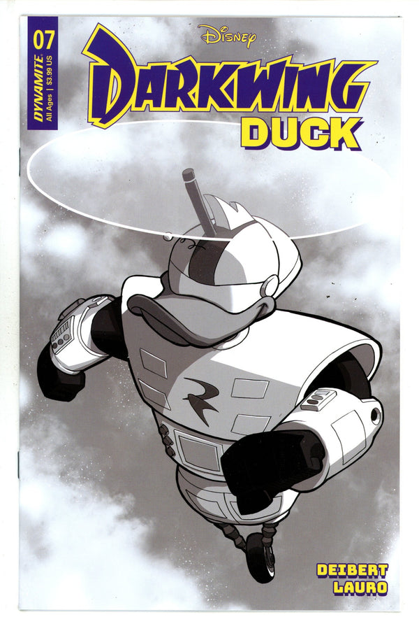 Darkwing Duck Vol 2 7 Moss B&W Incentive Variant (2023)