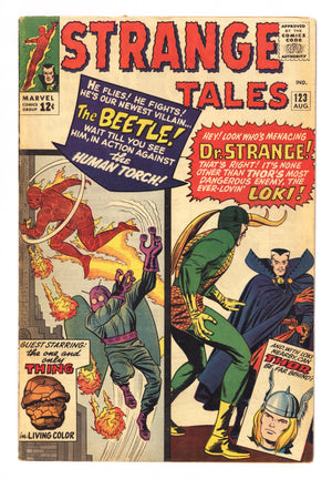 Strange Tales Vol 1 123 FN- (5.5) (1964)