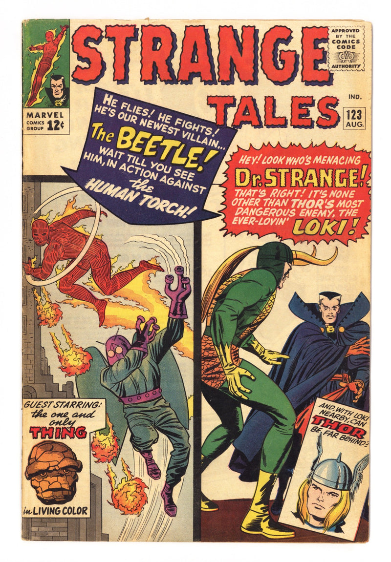 Strange Tales Vol 1 123 FN- (5.5) (1964) 