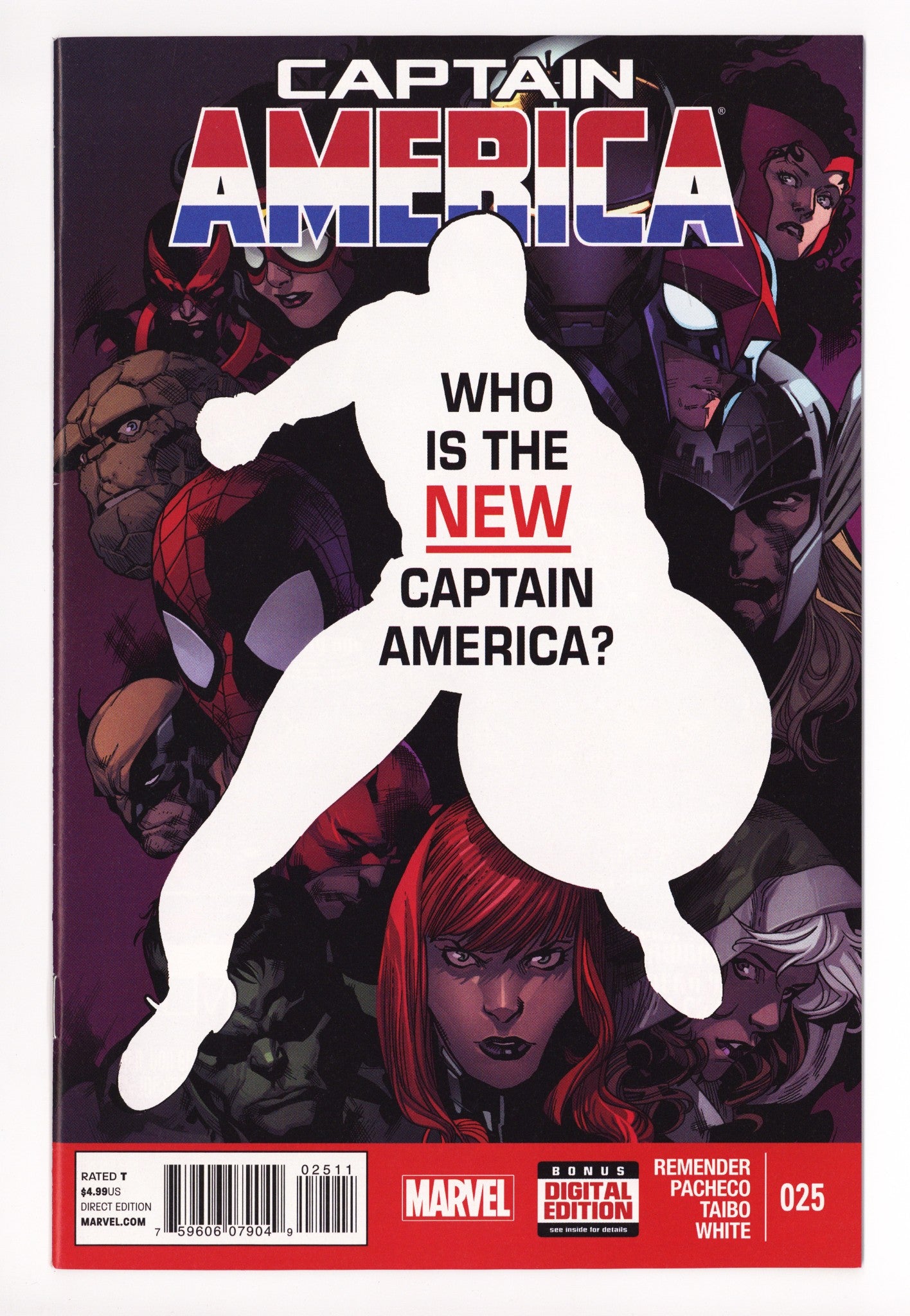 Captain America Vol 7 25 VF/NM (9.0) (2014) 