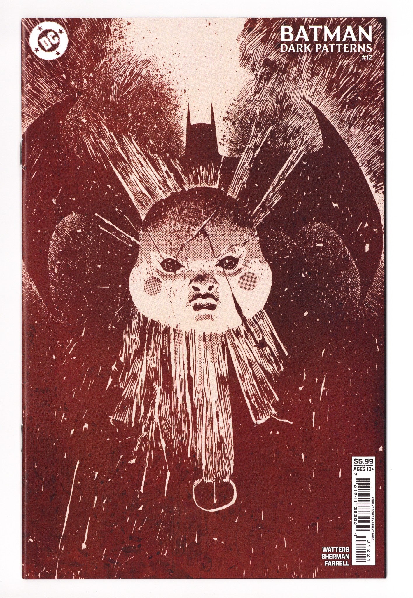 Batman Dark Patterns 12 Wood Variant (2025)