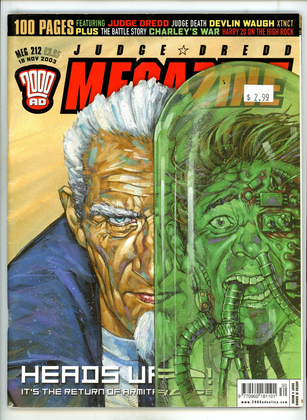 Judge Dredd Megazine 212 Mid Grade (2003)