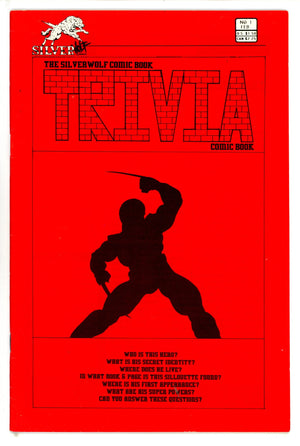 Silverwolf Trivia Comic Book 1 (1987)