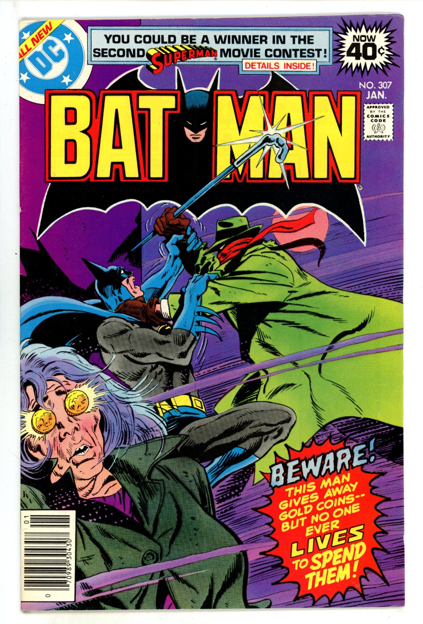 Batman Vol 1 307 VF+ (8.5) (1979) 