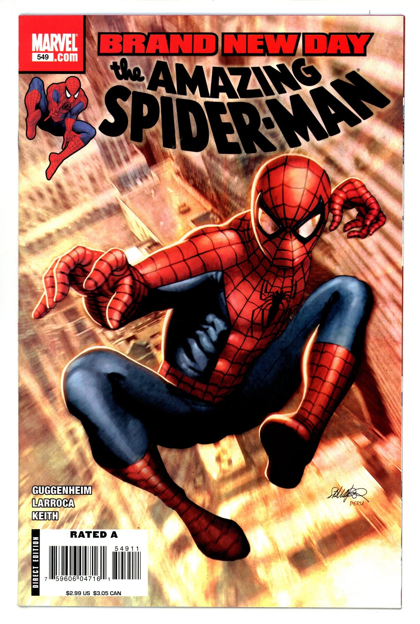 The Amazing Spider-Man Vol 2 549 VF- (7.5) (2008) 