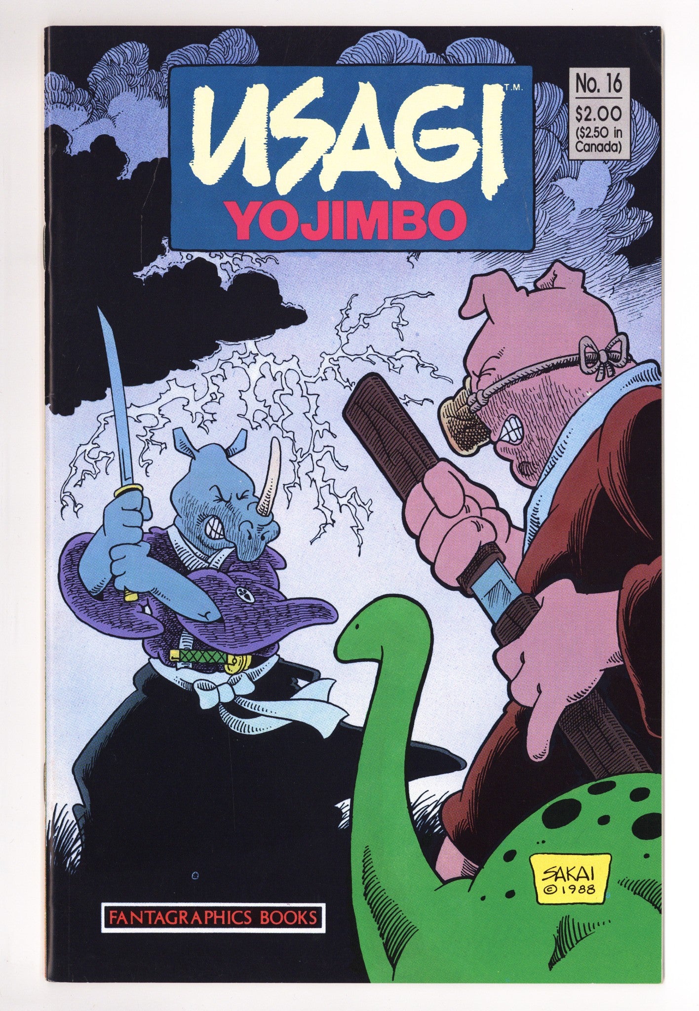 Usagi Yojimbo Vol 1 16 Mid Grade (1989) 