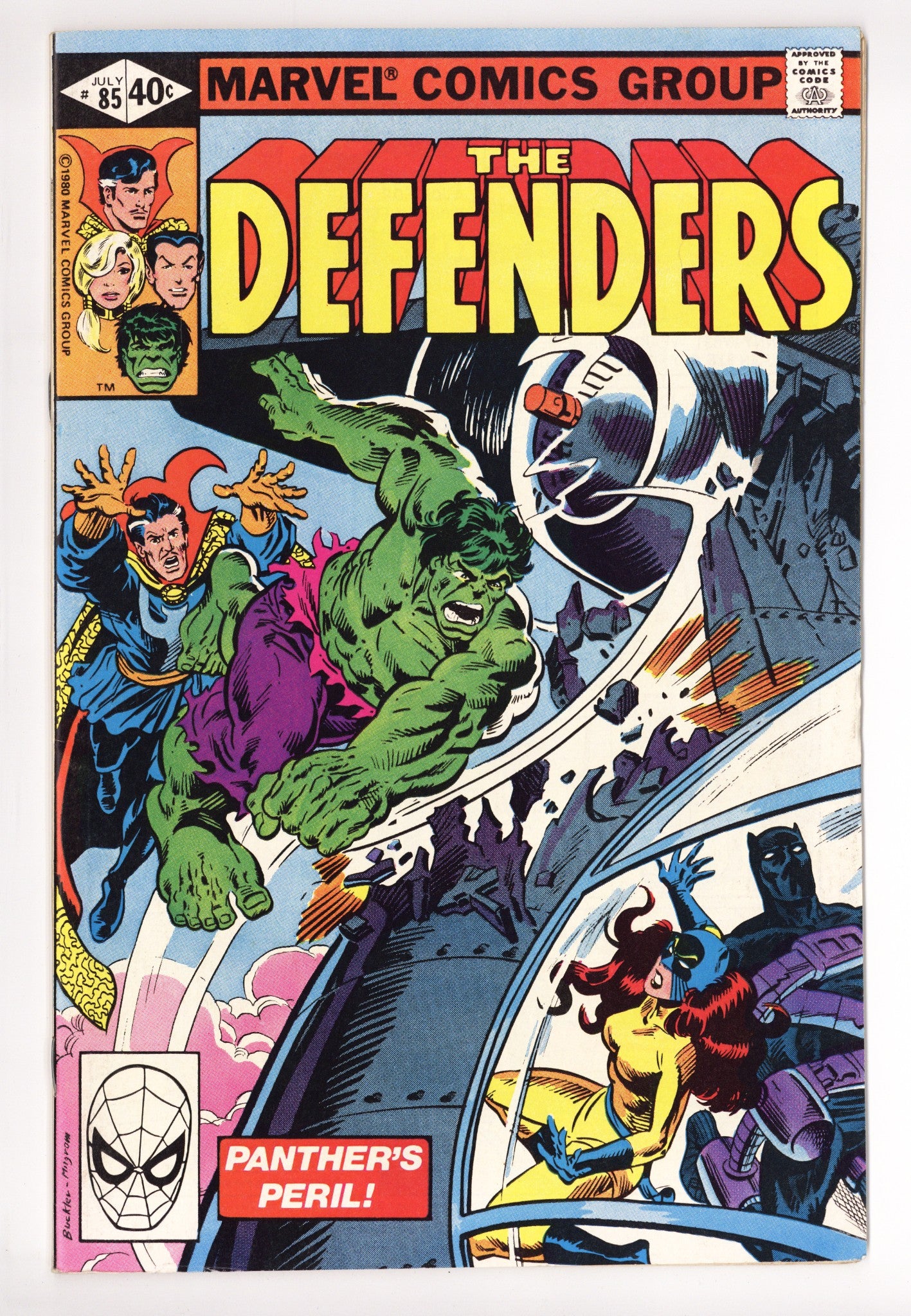 The Defenders Vol 1 85 Mid Grade (1980) 