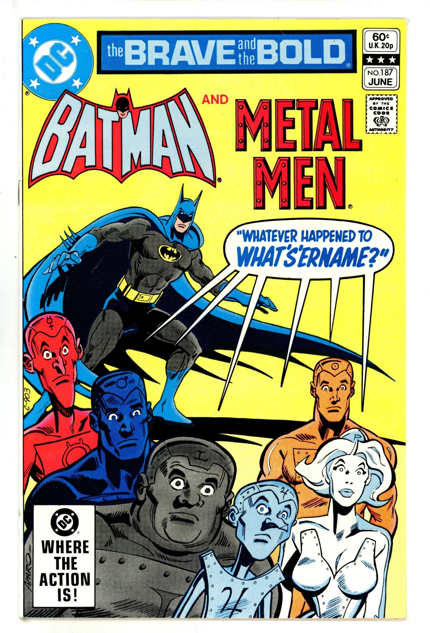 The Brave and the Bold Vol 1 187 Mid Grade (1982) 