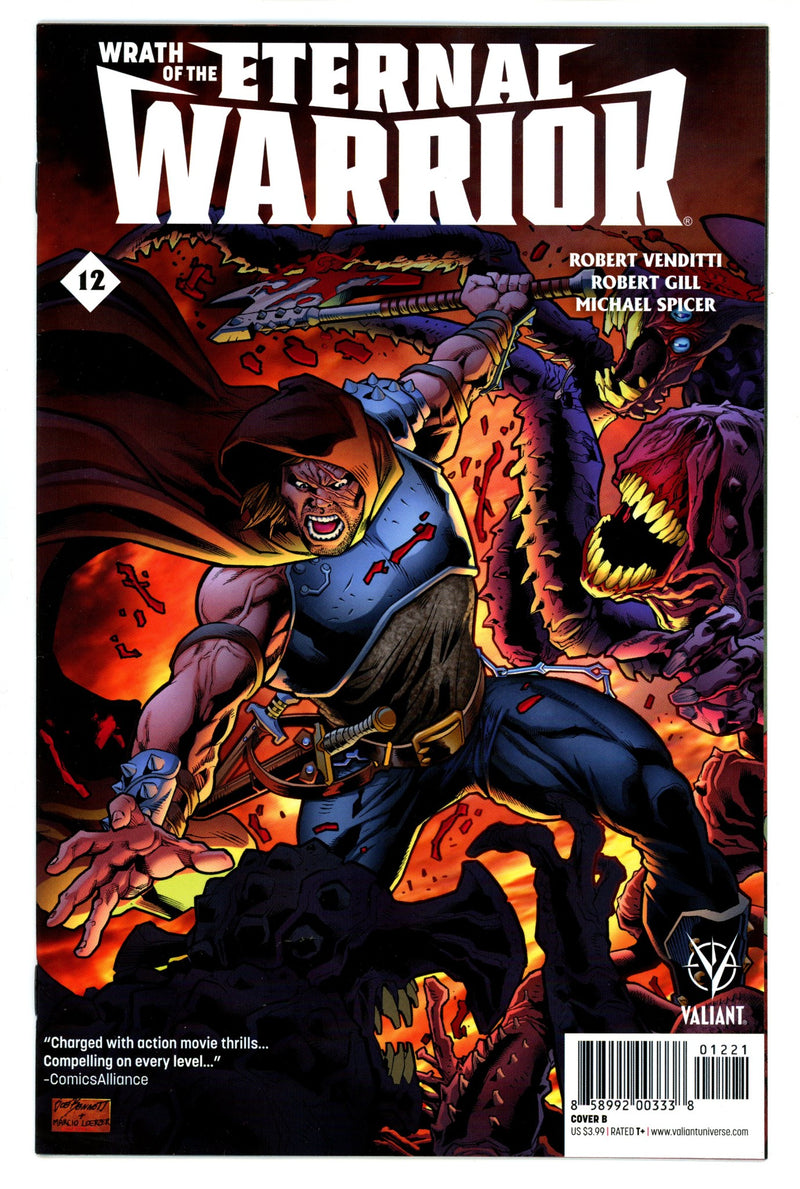 Wrath of the Eternal Warrior 12 High Grade (2016) Bennett Variant 