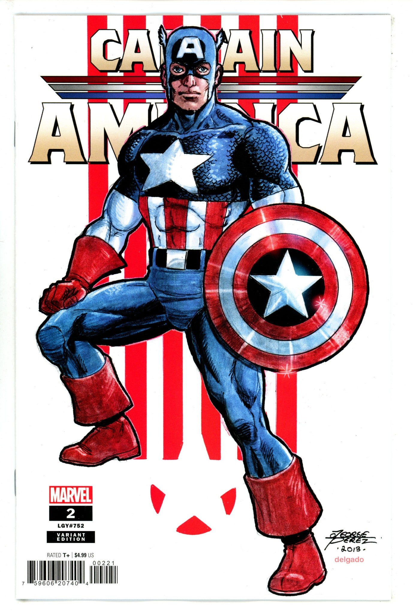 Captain America Vol 11 2 Perez Variant (2023)