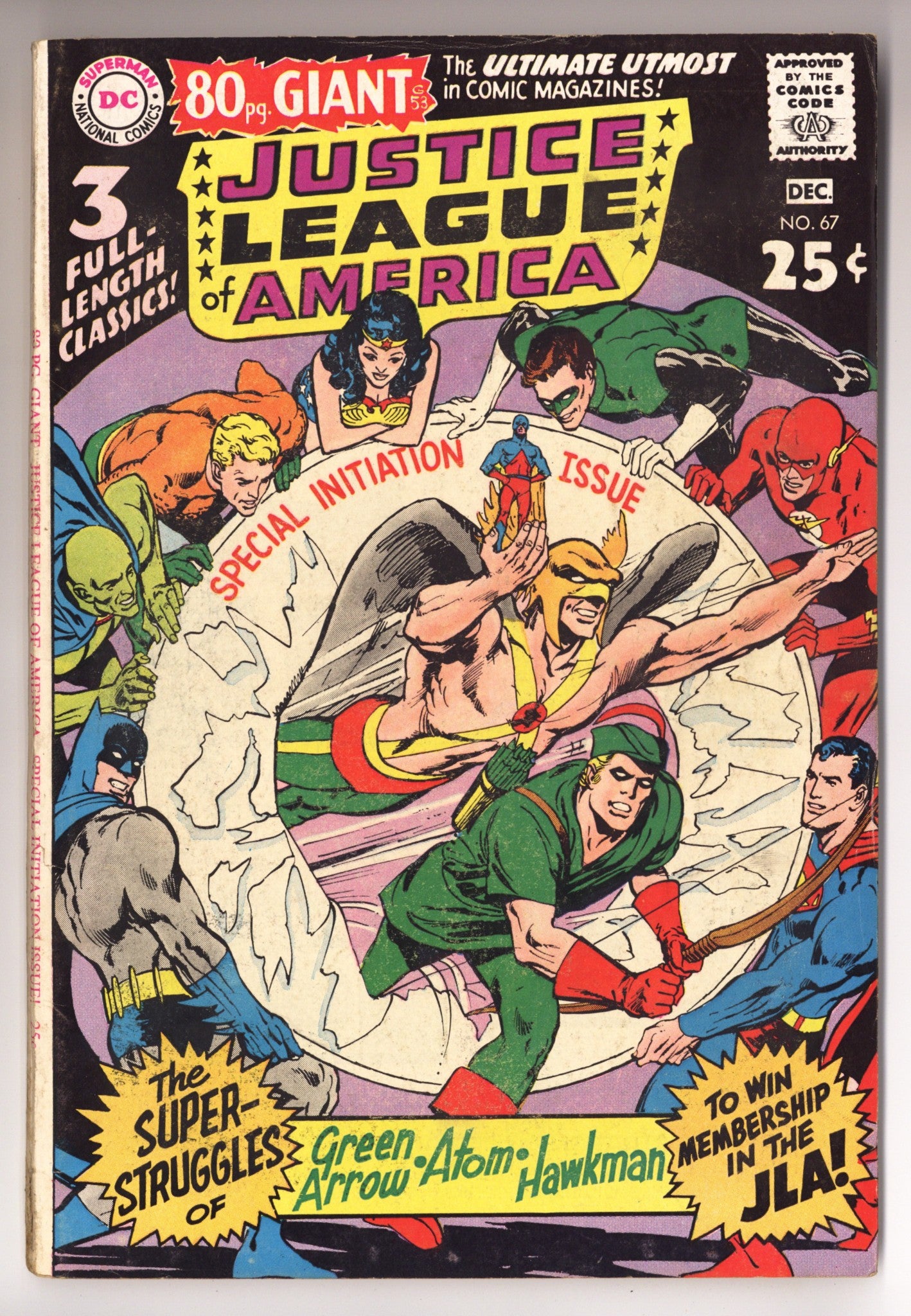 Justice League of America Vol 1 67 FN- (5.5) (1968) 