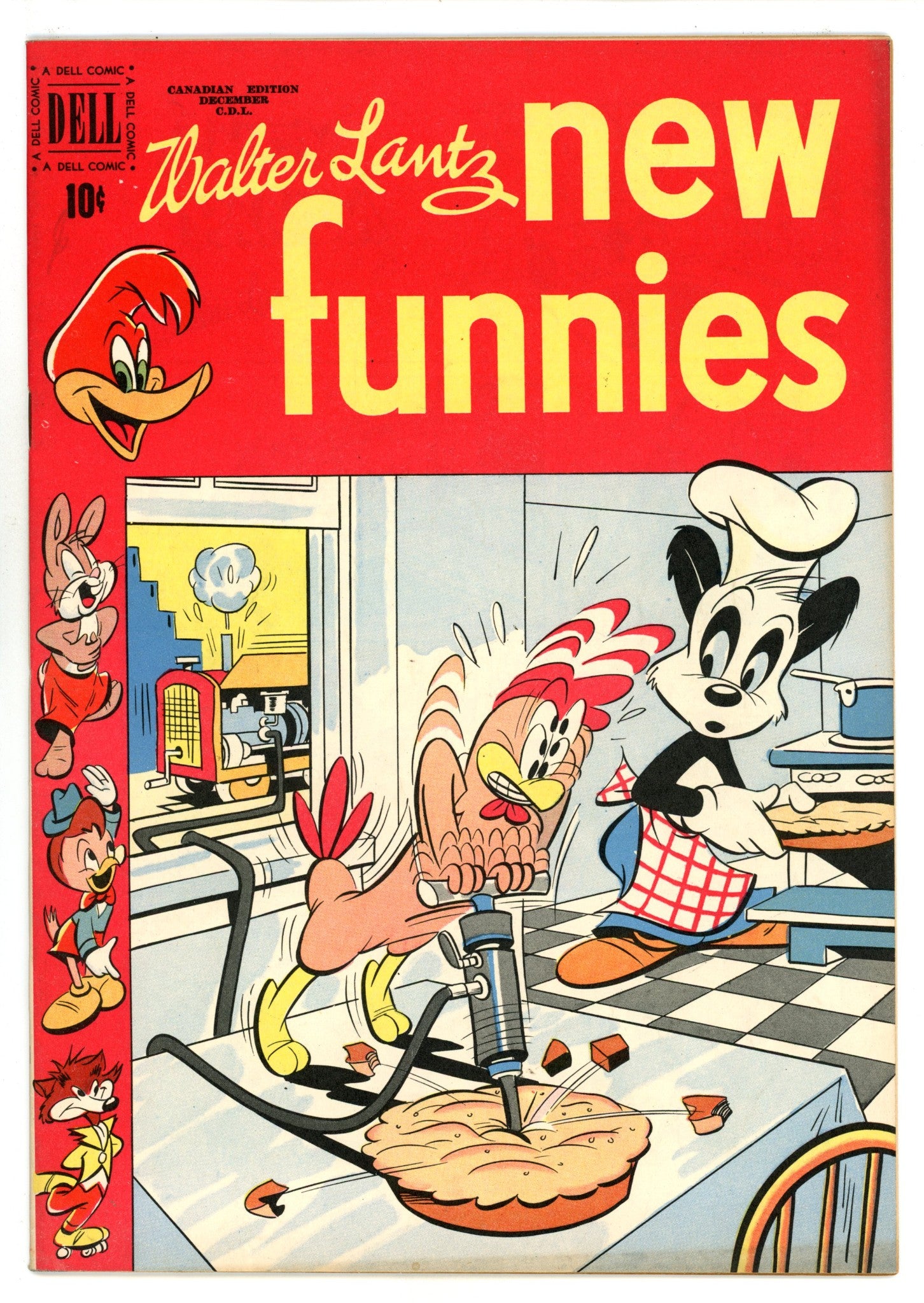 Walter Lantz New Funnies 165 VF+ (8.5) (1950) Canadian Edition 