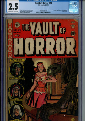 Vault of Horror 23 CGC 2.5 (GD+) (1952) 