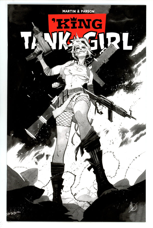 King Tank Girl 2 High Grade (2020) Scalera B&W Variant