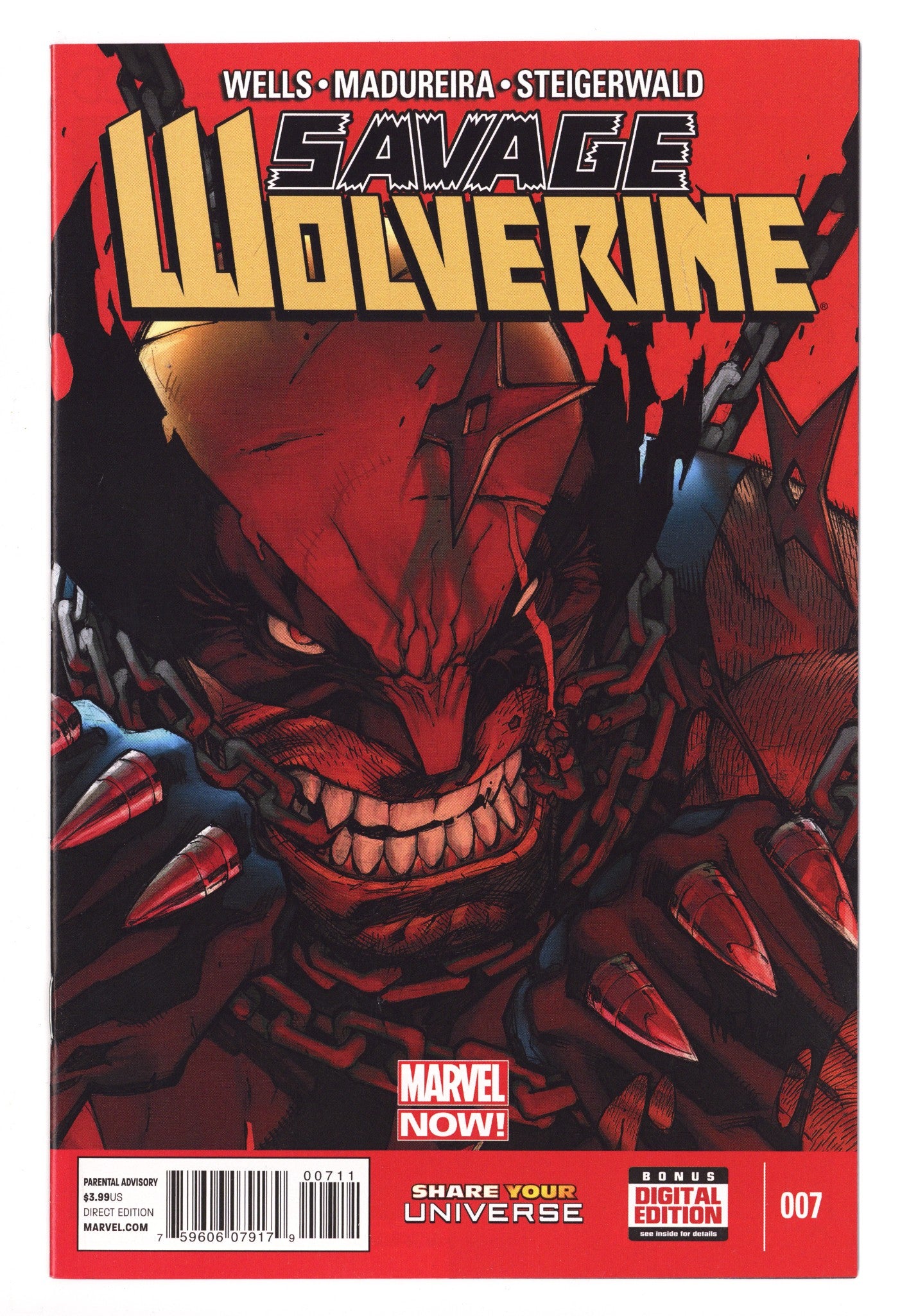 Savage Wolverine Vol 1 7 High Grade (2013) 