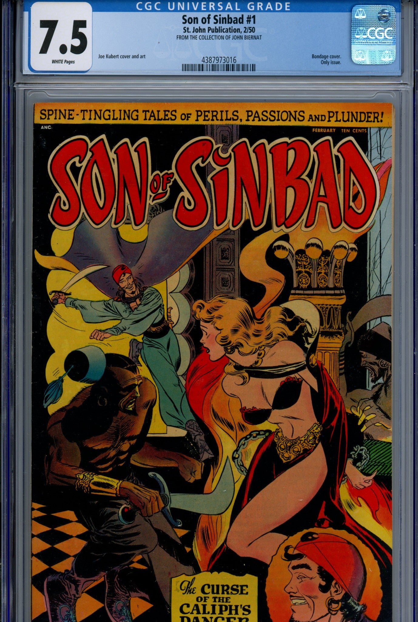 Son of Sinbad 1 CGC 7.5 (VF-) (1950) 
