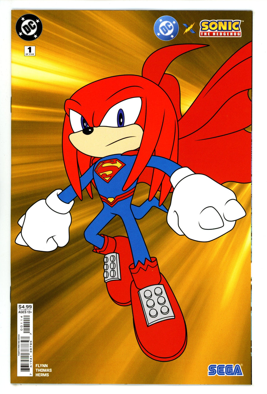 Dc X Sonic The Hedgehog 1 4Th Print (2025)