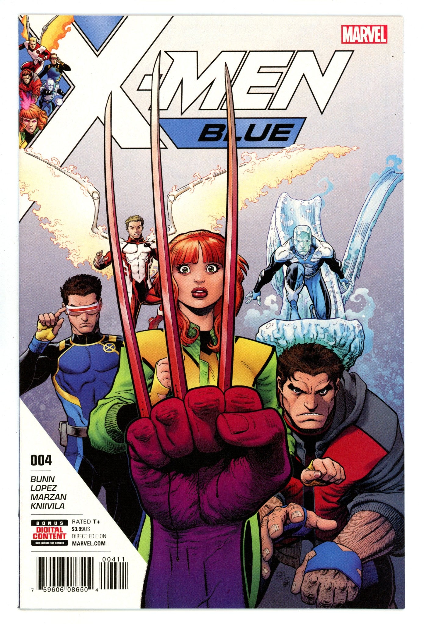X-Men: Blue 4 High Grade (2017) 