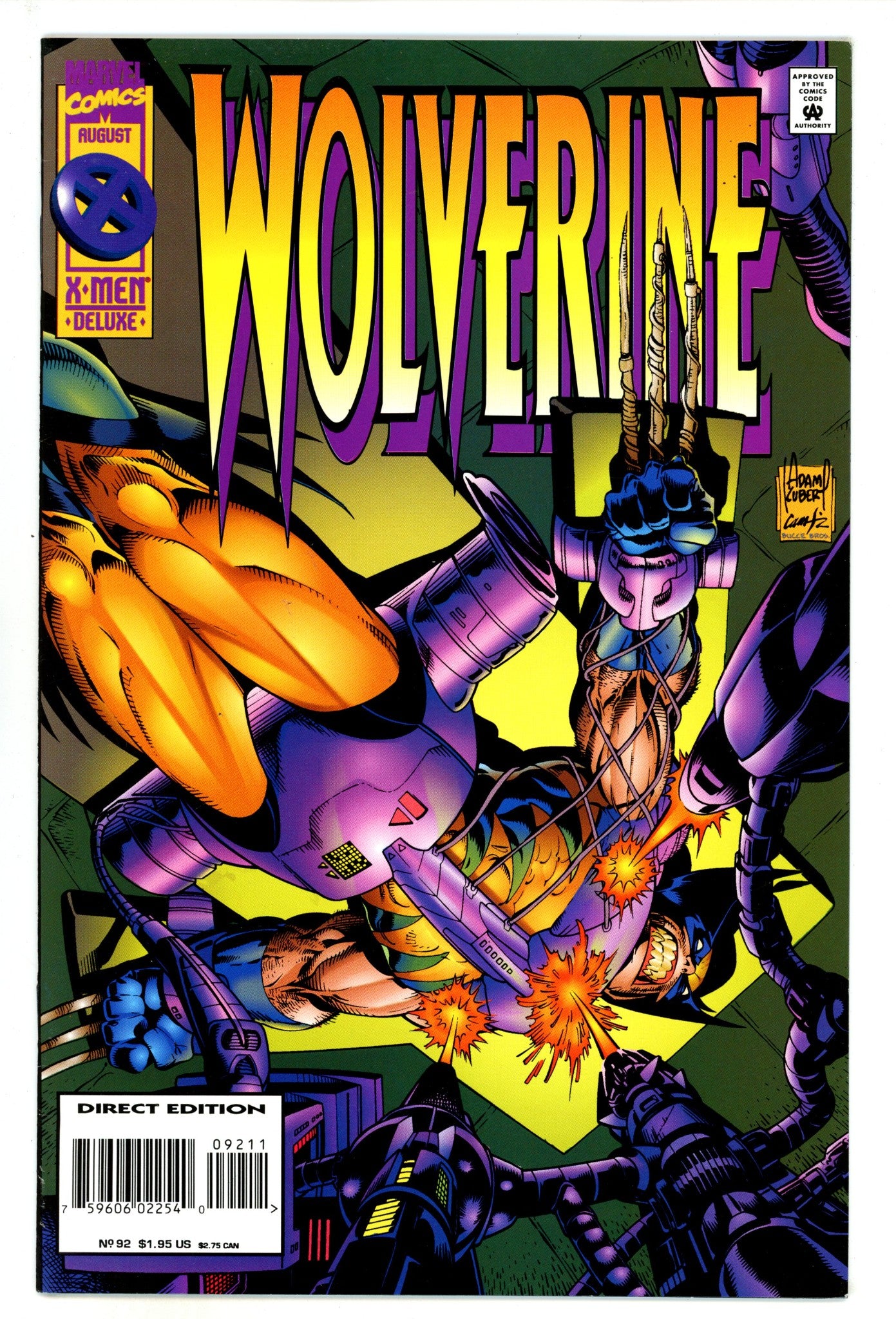Wolverine Vol 2 92 Mid Grade Deluxe (1995) 