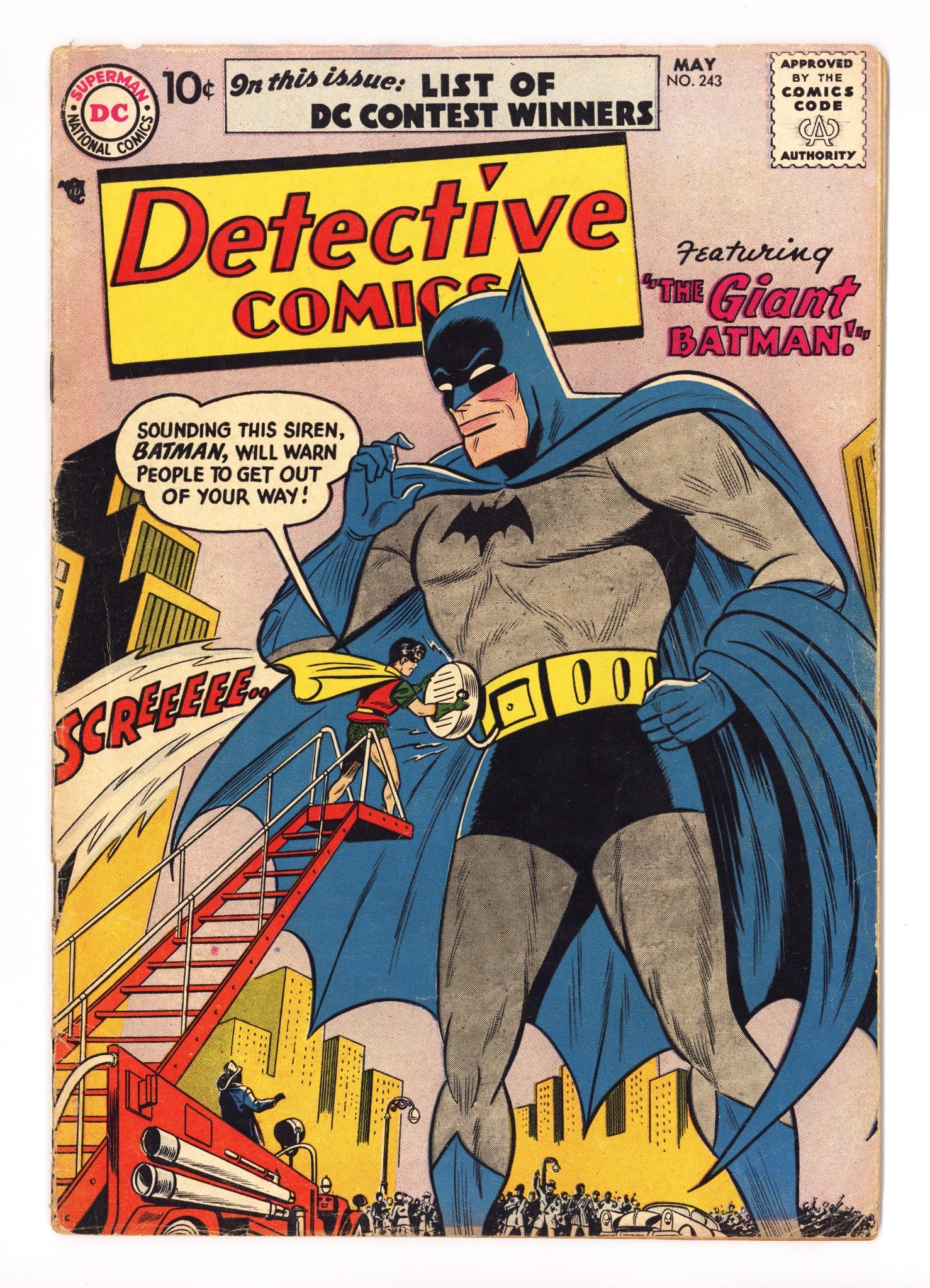 Detective Comics Vol 1 243 VG+ (4.5) (1957) 
