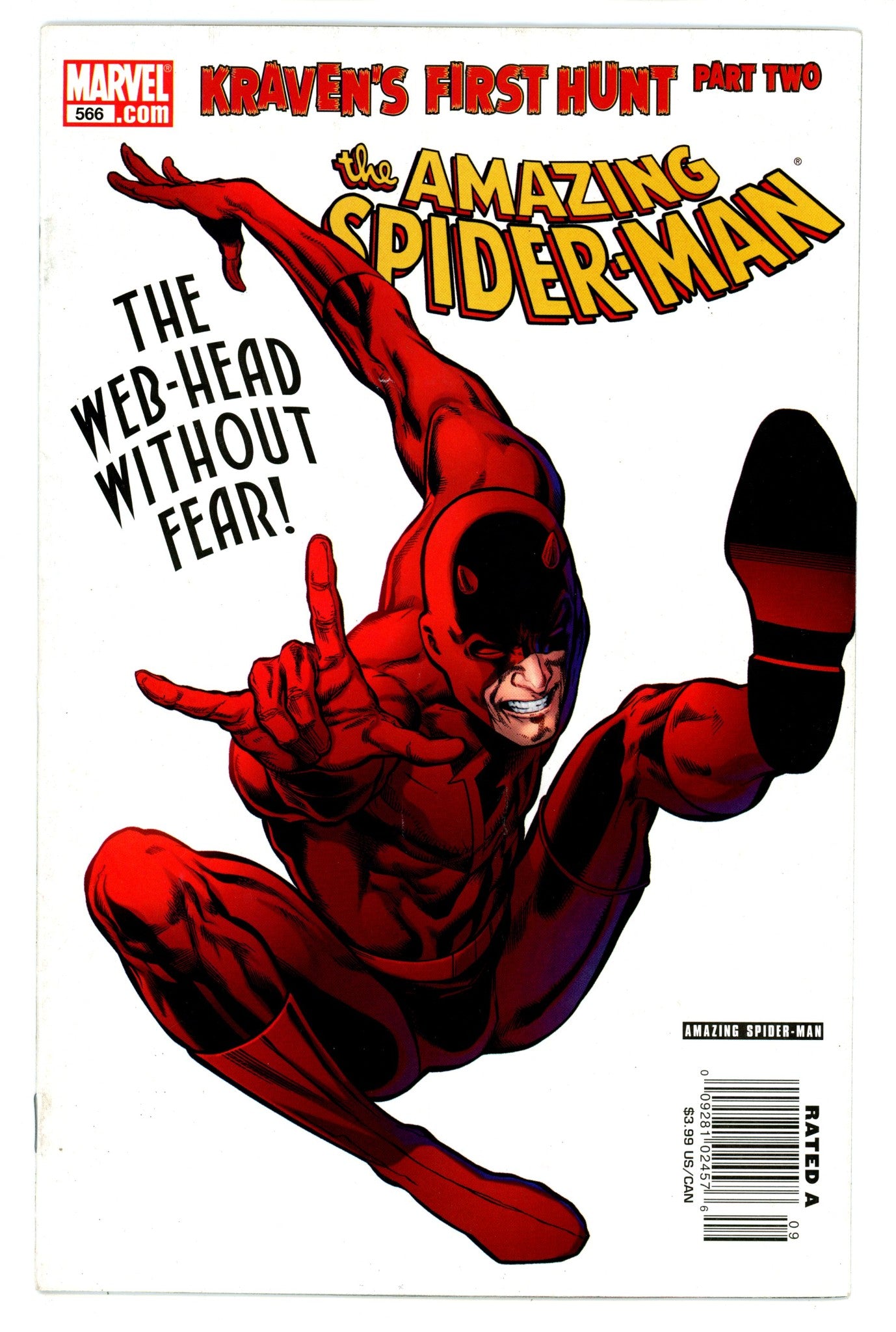 The Amazing Spider-Man Vol 2 566 FN- (5.5) (2008) Newsstand 