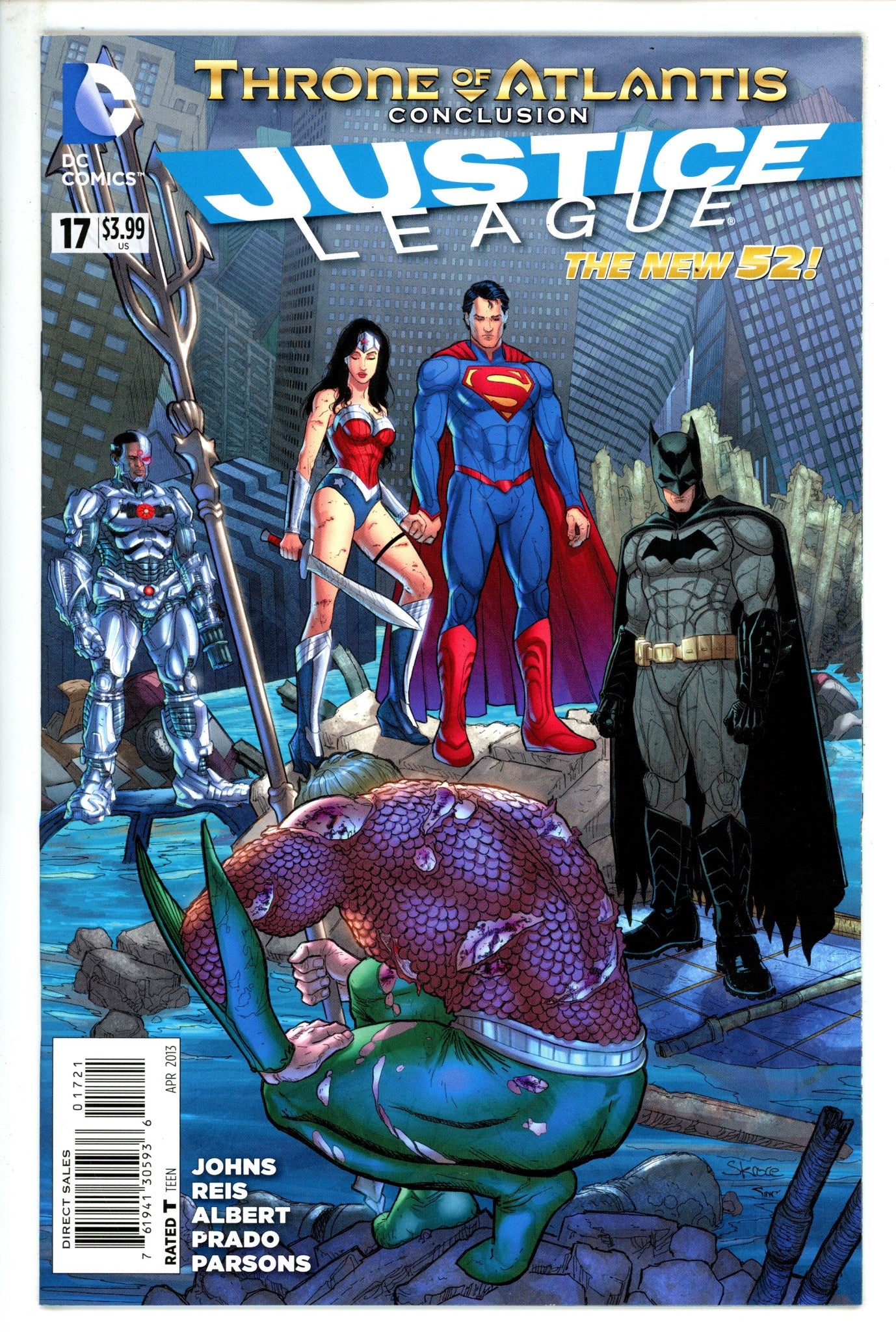 Justice League Vol 1 17High Grade(2013) SkroceVariant