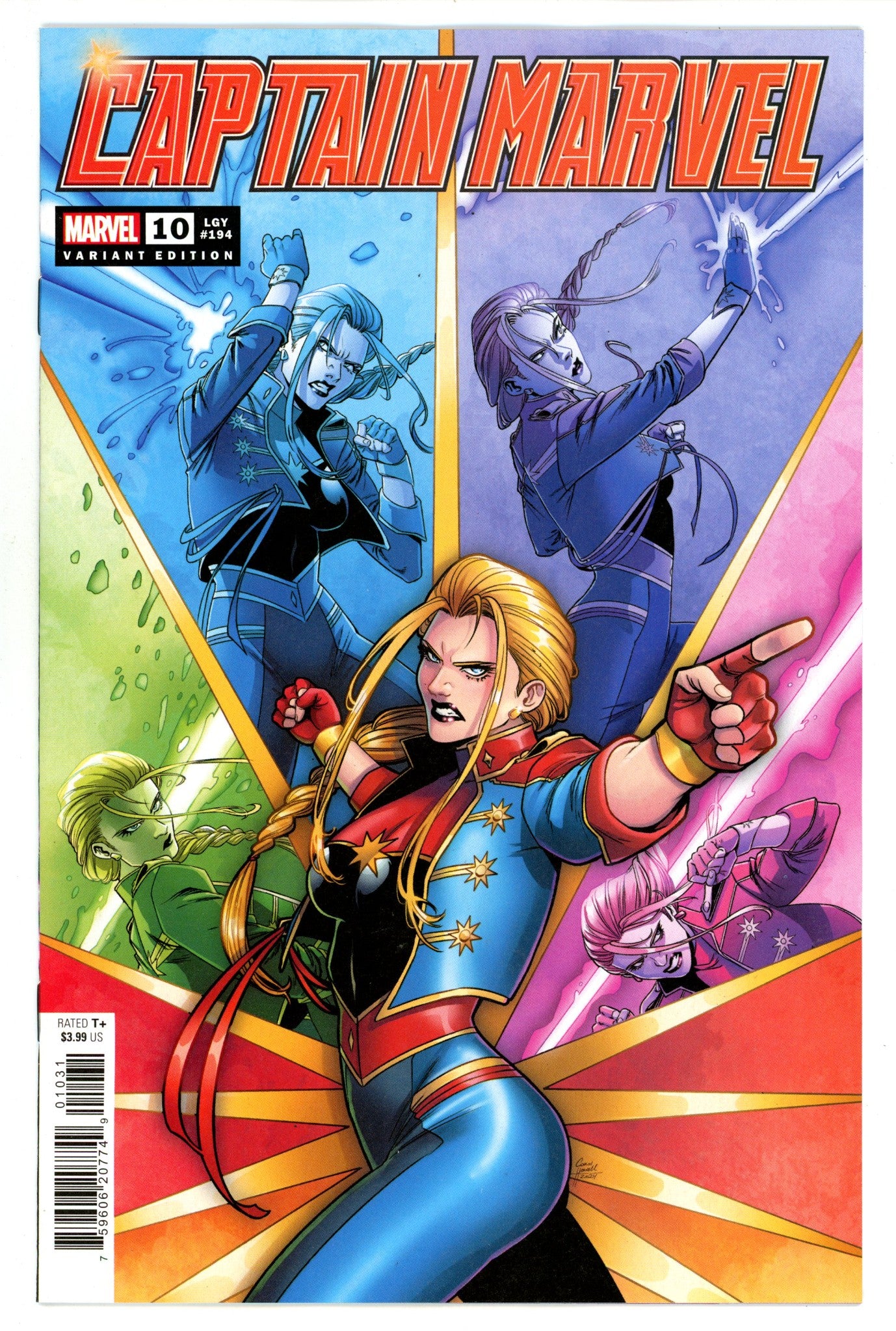 Captain Marvel Vol 12 10 Howell Variant (2024)