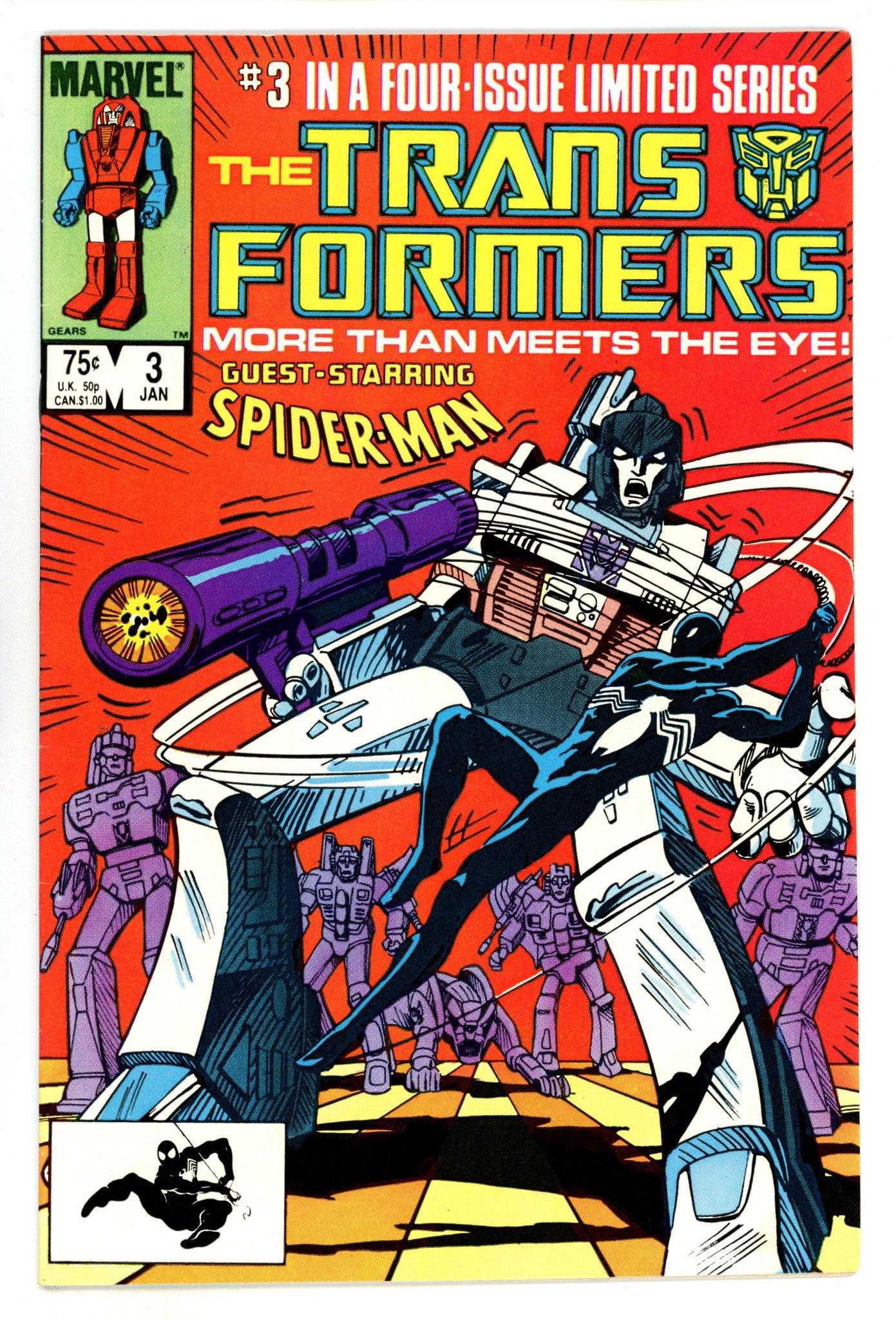 The Transformers  3  VF- (7.5)  (1985)  